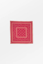 Skall Classic Scarf 55x55 - FieryRed/LightCream