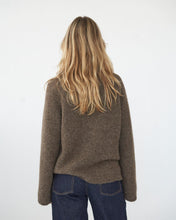 Brushed Knit Jumper - Brown