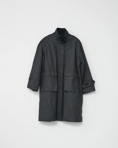 Oilskin Coat - Black