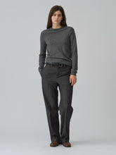 Womens Fitted Roundneck - Heather Grey