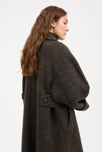 Beate Coat  - BrownBlackTwill
