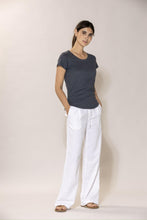 Luca Linen Trousers - White