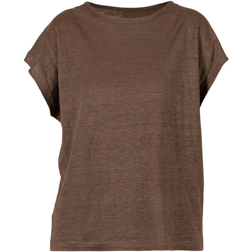 Anabell Linen Tee - Bark