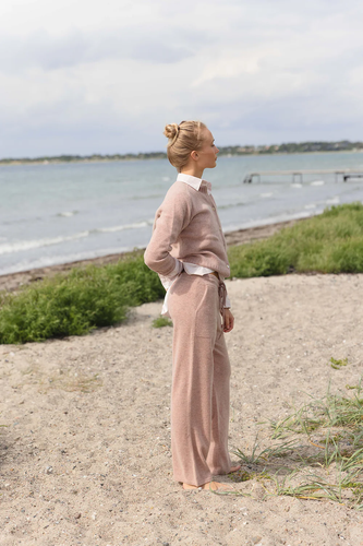Carina Wool Trousers - Old Rose