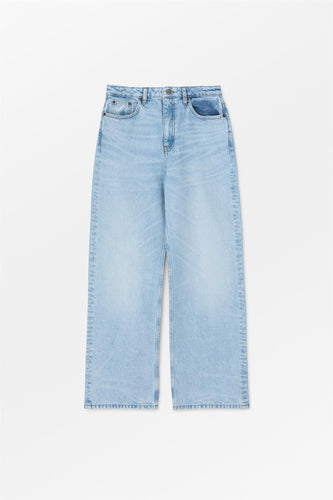 Willow Wide Jeans - Worn Light Blue