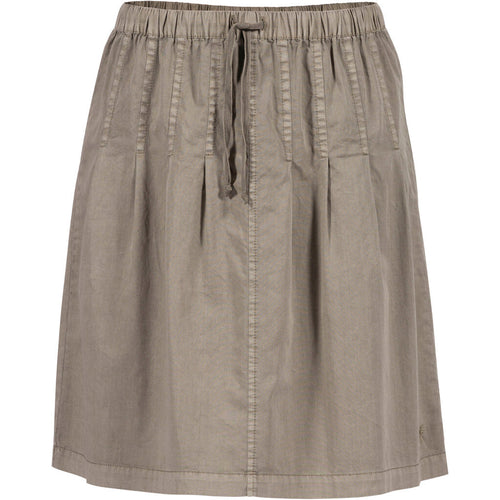 Anemone Twill Skirt - Dark Khaki