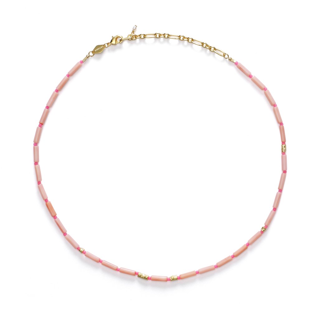 Malibu necklace - pink a boo