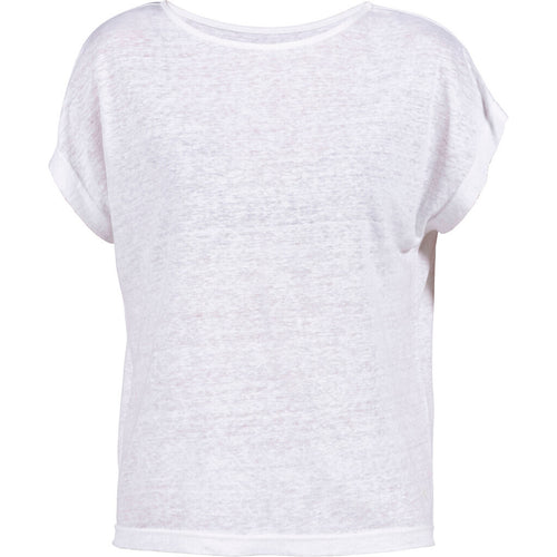 Anabell Linen Tee - White