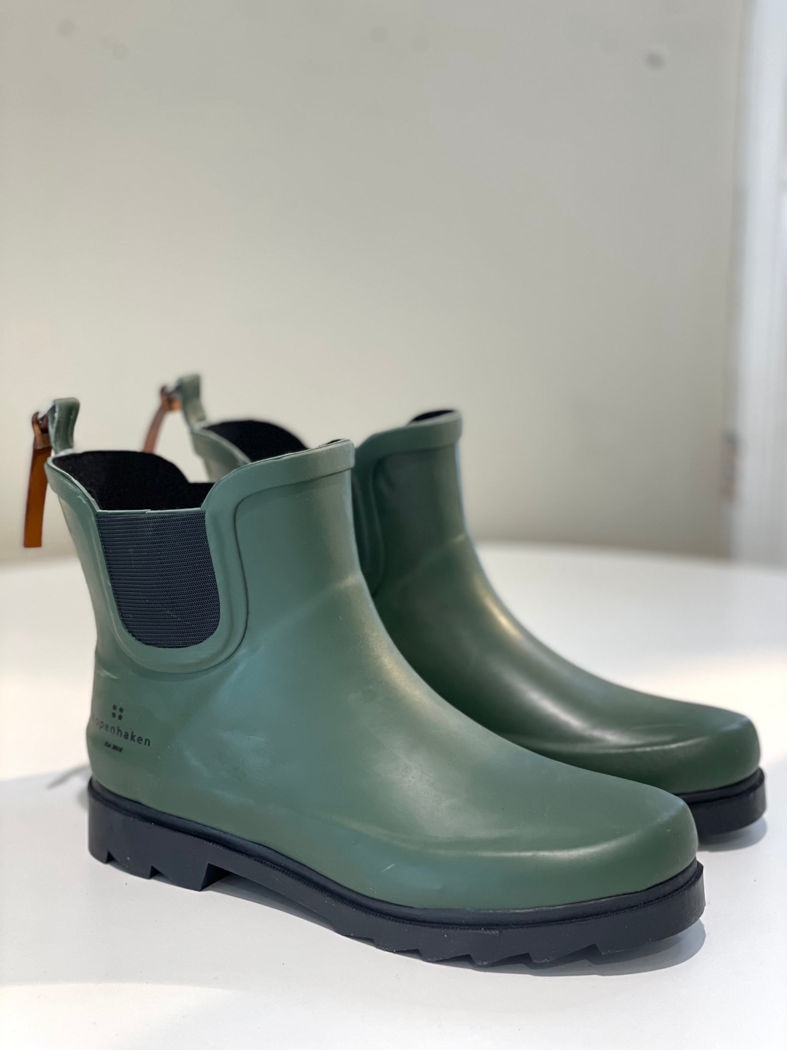 Olivia rubber boots - wood
