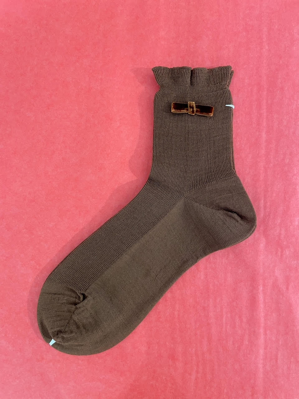 Wool socks - ribbon nut